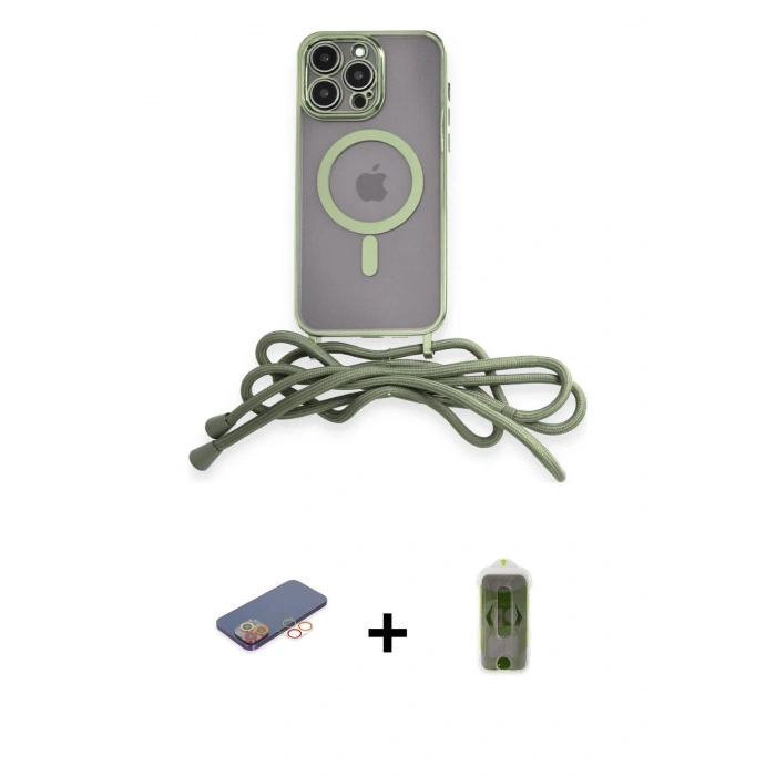 MARSİLYAN™- iPhone 12 Pro Max Kılıf Eksen Özel Seri - Siyah Joko Magic 5D Hayalet Cam + Renkli Kamera Lens Koruma Cam - TU