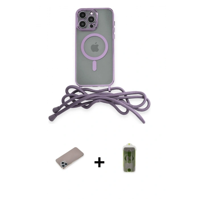 MARSİLYAN™- iPhone 12 Pro Max Kılıf Eksen Özel Seri - Siyah Joko Magic 5D Hayalet Cam + Shine Kamera Lens Koruma Cam - SABE