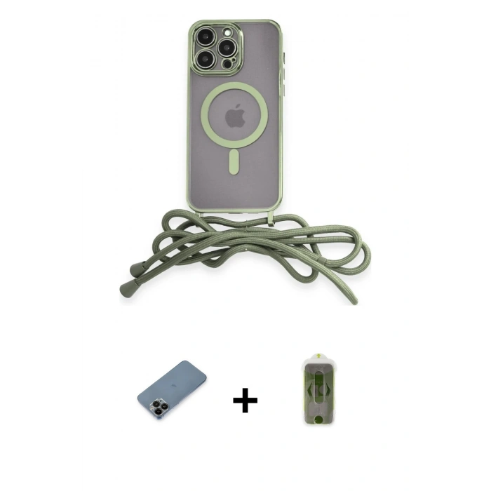 MARSİLYAN™- iPhone 12 Pro Max Kılıf Eksen Özel Seri - Siyah Joko Magic 5D Hayalet Cam + Shine Kamera Lens Koruma Cam - SH