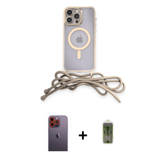MARSİLYAN™- iPhone 12 Pro Max Kılıf Eksen Özel Seri - Siyah Joko Magic 5D Hayalet Cam + Neon Fosforlu Kamera Lens - TU