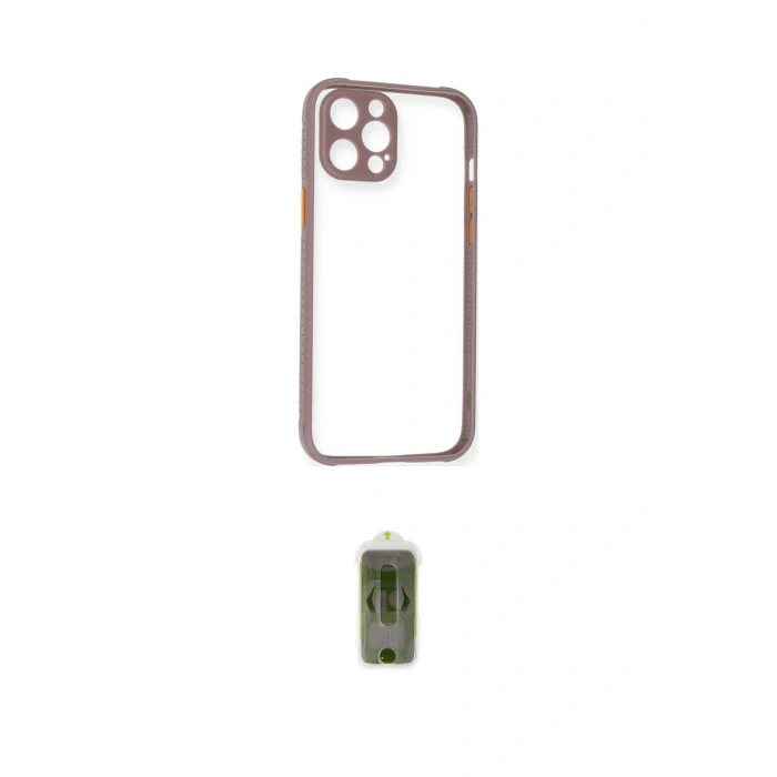 MARSİLYAN™- iPhone 12 Pro Max Kılıf Nova Asil Özel Seri - Siyah Joko Magic 5D Hayalet Cam
