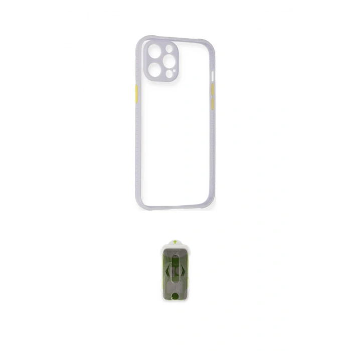 MARSİLYAN™- iPhone 12 Pro Max Kılıf Nova Asil Özel Seri - Siyah Joko Magic 5D Hayalet Cam