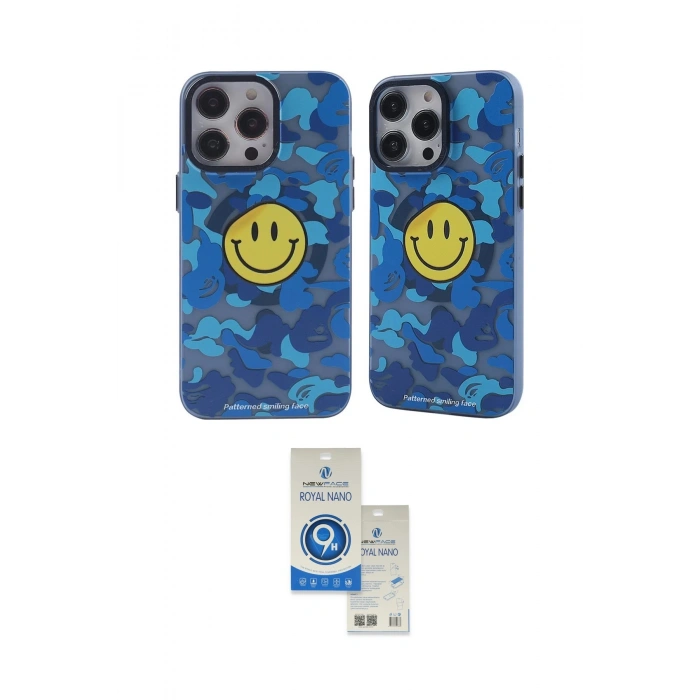 MARSİLYAN™- iPhone 12 Pro Max Kılıf Nova Doku Koleksiyonu - Şeffaf Royal Nano Ekran Koruyucu