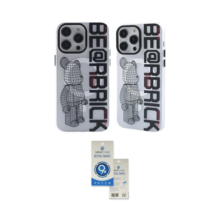 MARSİLYAN™- iPhone 12 Pro Max Kılıf Nova Doku Koleksiyonu - Şeffaf Royal Nano Ekran Koruyucu