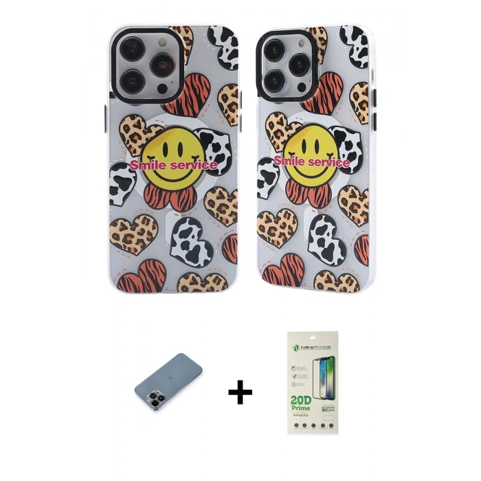 MARSİLYAN™- iPhone 12 Pro Max Kılıf Nova Doku Koleksiyonu - Siyah 20D Premium Cam Ekran Koruyucu + Siyah Shine Kamera Lens Koruma Cam