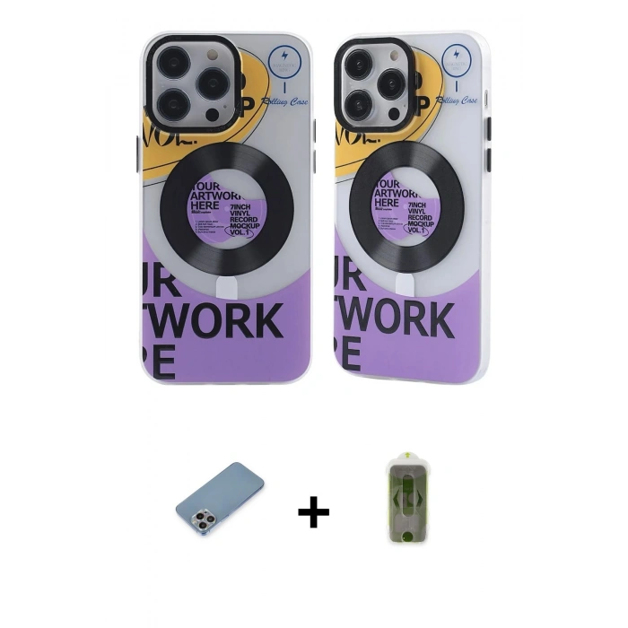 MARSİLYAN™- iPhone 12 Pro Max Kılıf Nova Doku Koleksiyonu - Siyah Joko Magic 5D Hayalet Cam + Shine Kamera Lens Koruma Cam - GI