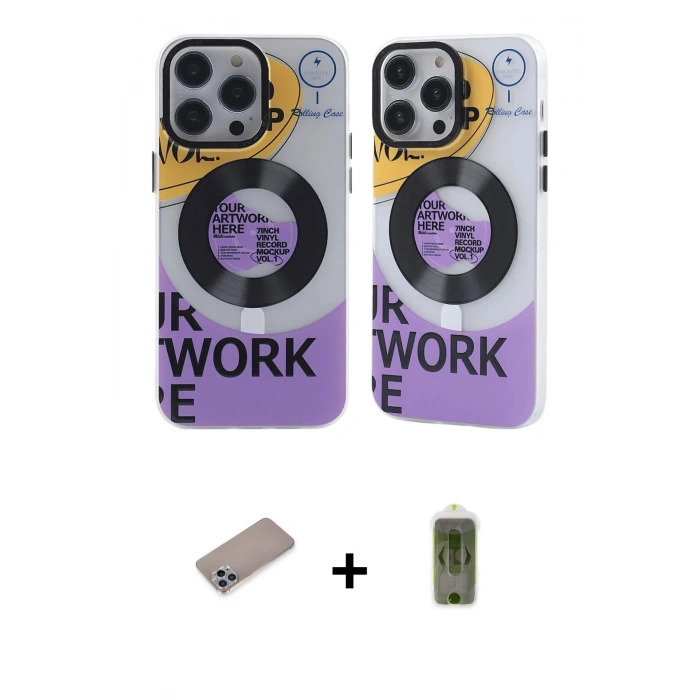 MARSİLYAN™- iPhone 12 Pro Max Kılıf Nova Doku Koleksiyonu - Siyah Joko Magic 5D Hayalet Cam + Shine Kamera Lens Koruma Cam - SABE