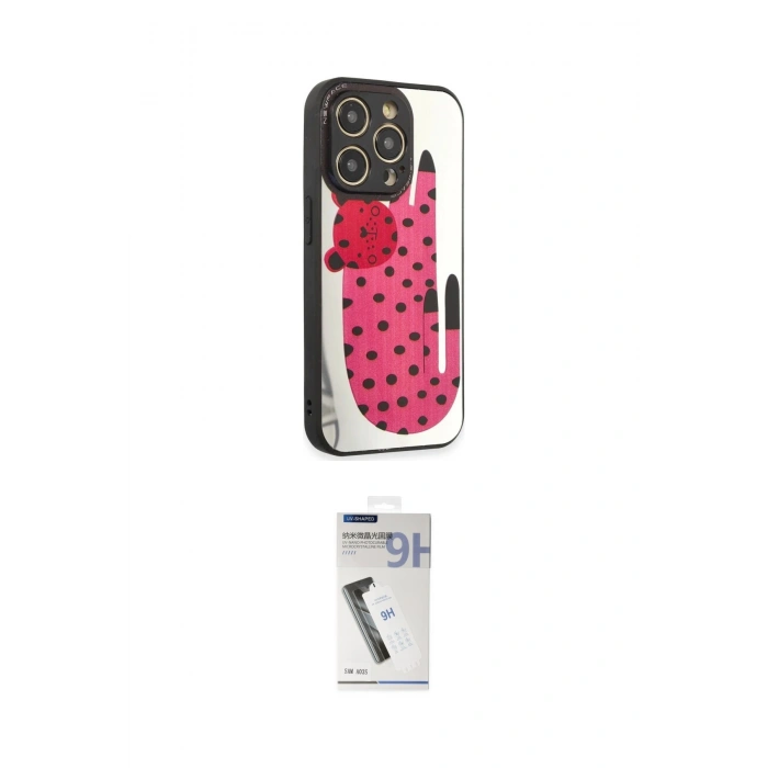 MARSİLYAN™- iPhone 12 Pro Max Kılıf Odak Klasik Serisi - Şeffaf Uv Polymer Nano Ekran Koruyucu
