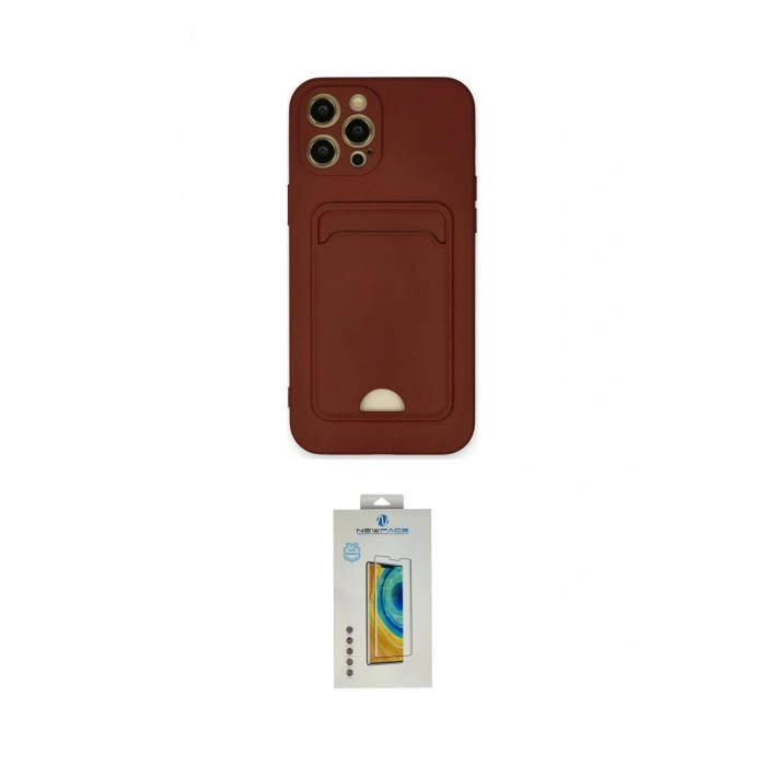 MARSİLYAN™- iPhone 12 Pro Max Kılıf Vadi Çizgi Prime - Siyah Polymer Nano Ekran Koruyucu