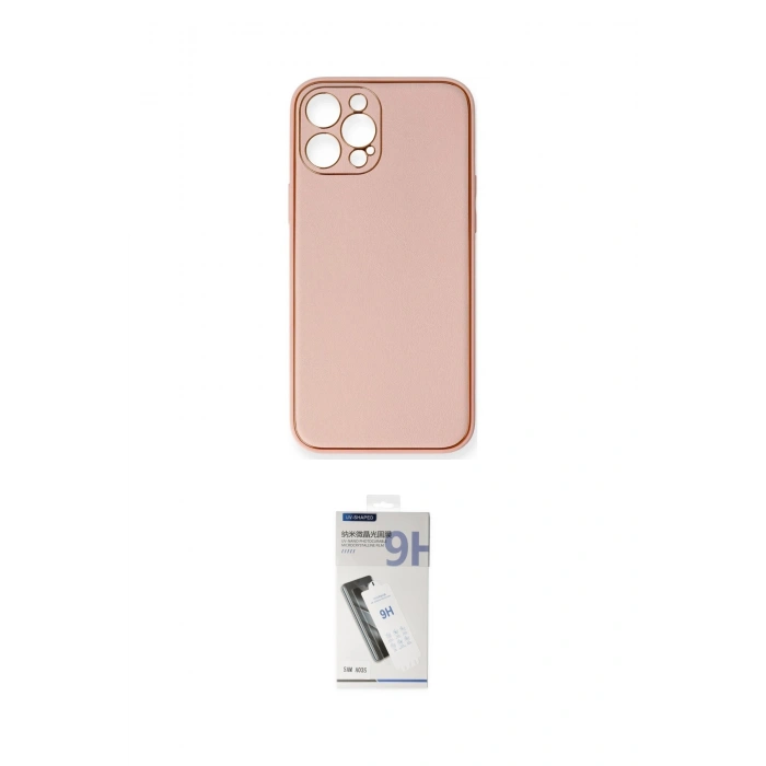 MARSİLYAN™- iPhone 12 Pro Max Kılıf Yadigar Klasik - Şeffaf Uv Polymer Nano Ekran Koruyucu