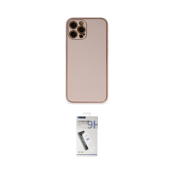 MARSİLYAN™- iPhone 12 Pro Max Kılıf Yadigar Klasik - Şeffaf Uv Polymer Nano Ekran Koruyucu