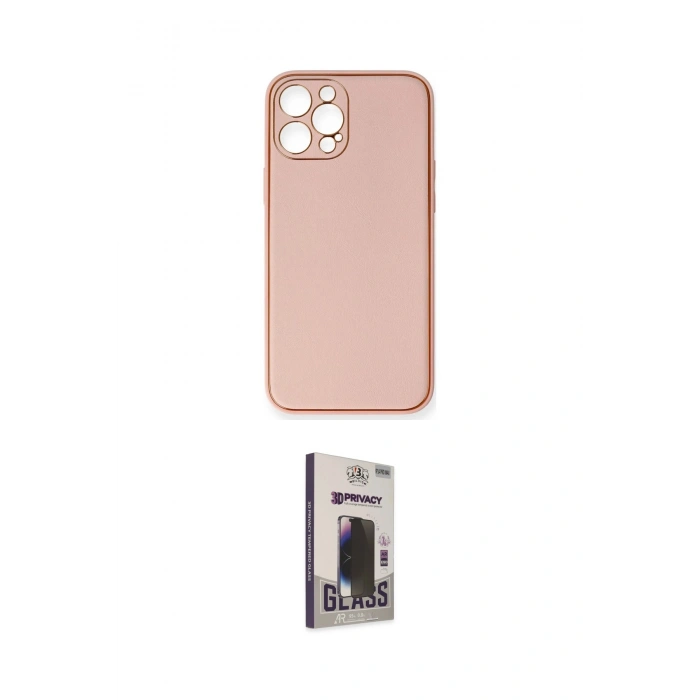 MARSİLYAN™- iPhone 12 Pro Max Kılıf Yadigar Klasik - Siyah Bilvis Hayalet Cam Ekran Koruyucu