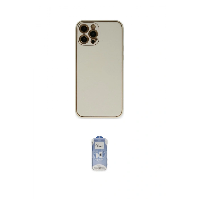 MARSİLYAN™- iPhone 12 Pro Max Kılıf Yadigar Klasik - Siyah Joko Magic 5D Cam