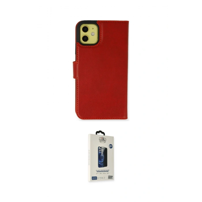 MARSİLYAN™- iPhone 13 Mini Kılıf Siluet Işık Serisi - Siyah Bilvis Hayalet Cam Ekran Koruyucu