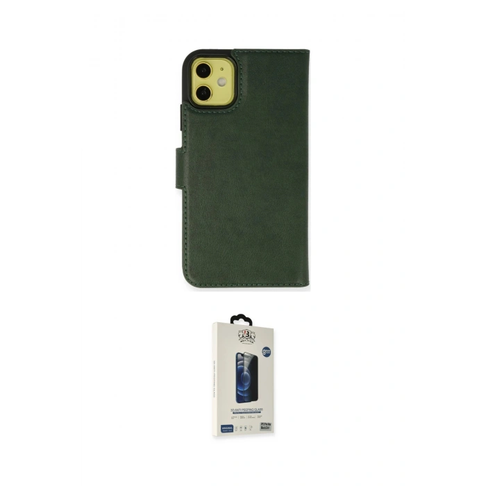 MARSİLYAN™- iPhone 13 Mini Kılıf Siluet Işık Serisi - Siyah Bilvis Hayalet Cam Ekran Koruyucu