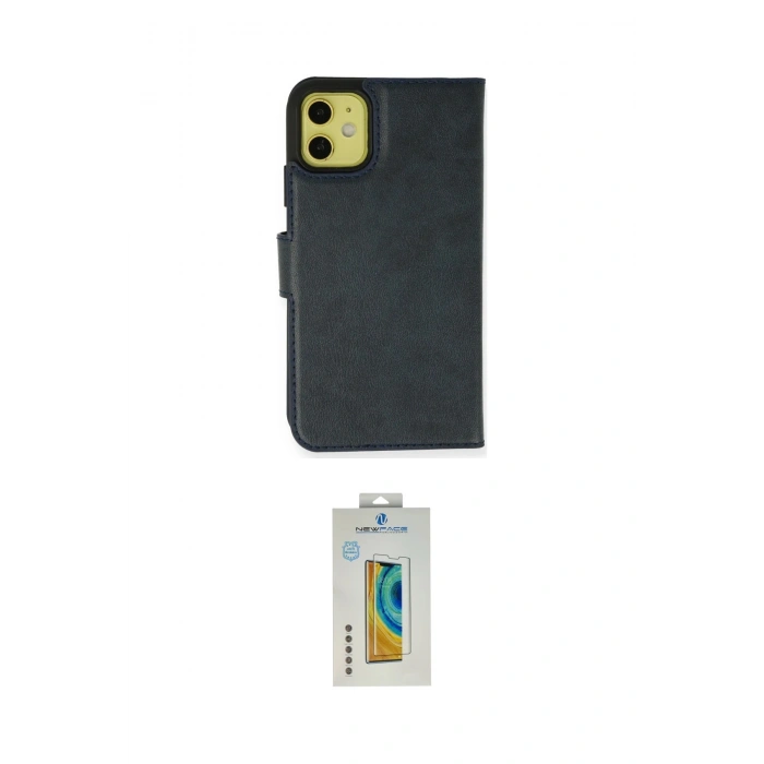 MARSİLYAN™- iPhone 13 Mini Kılıf Siluet Işık Serisi - Siyah Polymer Nano Ekran Koruyucu