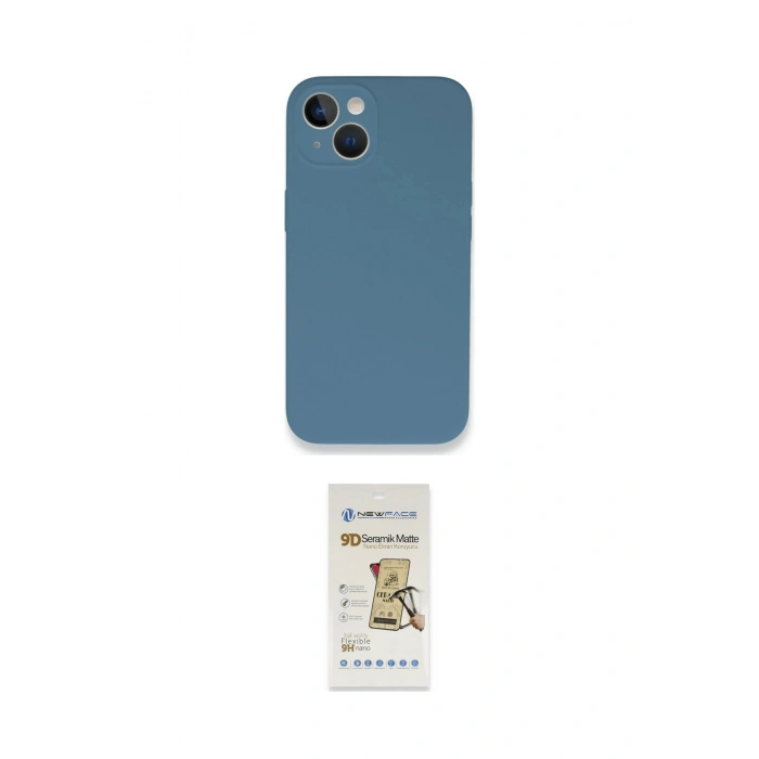 MARSİLYAN™- iPhone 13 Mini Kılıf Zirve Modern Özel Seri - Siyah Mat Seramik Nano Ekran Koruyucu