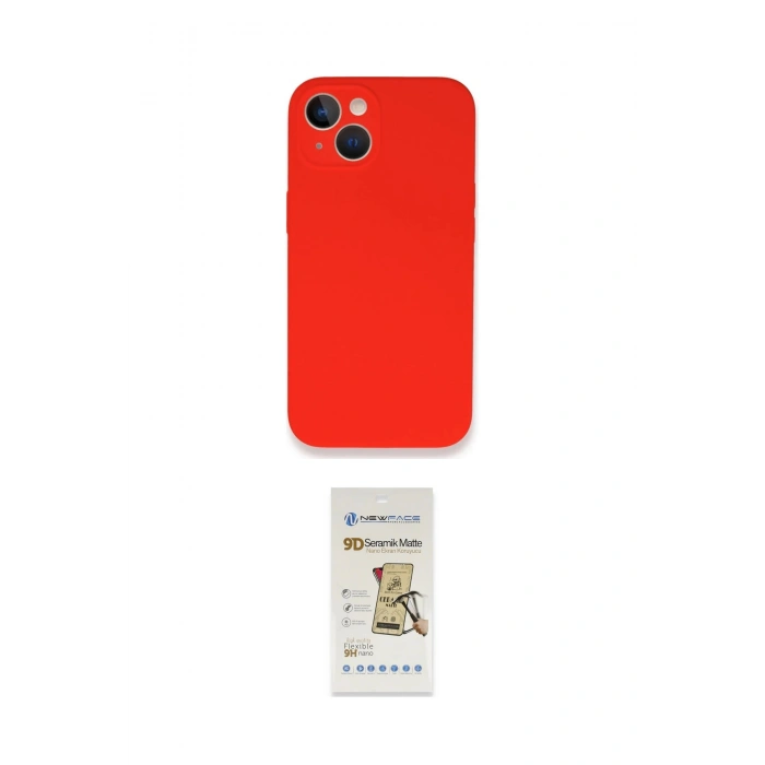 MARSİLYAN™- iPhone 13 Mini Kılıf Zirve Modern Özel Seri - Siyah Mat Seramik Nano Ekran Koruyucu