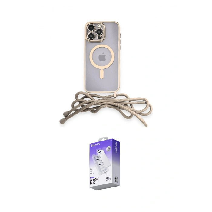 MARSİLYAN™- iPhone 13 Pro Max Kılıf Eksen Özel Seri - Siyah Bilvis 5in1 3D Magic Cam Ekran Koruyucu