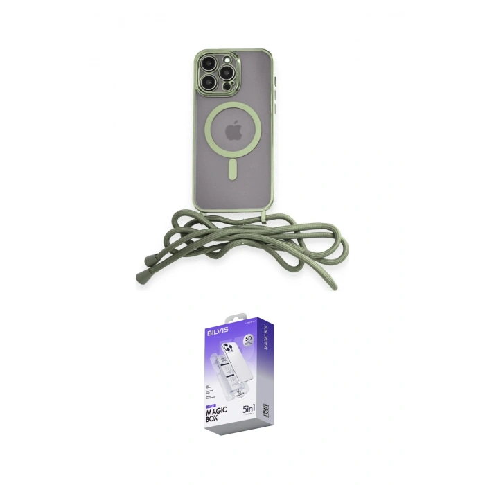 MARSİLYAN™- iPhone 13 Pro Max Kılıf Eksen Özel Seri - Siyah Bilvis 5in1 3D Magic Cam Ekran Koruyucu