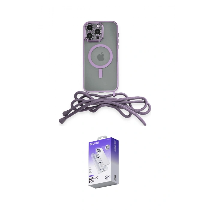MARSİLYAN™- iPhone 13 Pro Max Kılıf Eksen Özel Seri - Siyah Bilvis 5in1 3D Magic Cam Ekran Koruyucu