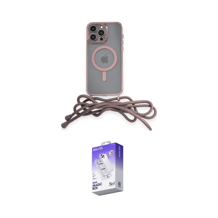 MARSİLYAN™- iPhone 13 Pro Max Kılıf Eksen Özel Seri - Siyah Bilvis 5in1 3D Magic Cam Ekran Koruyucu