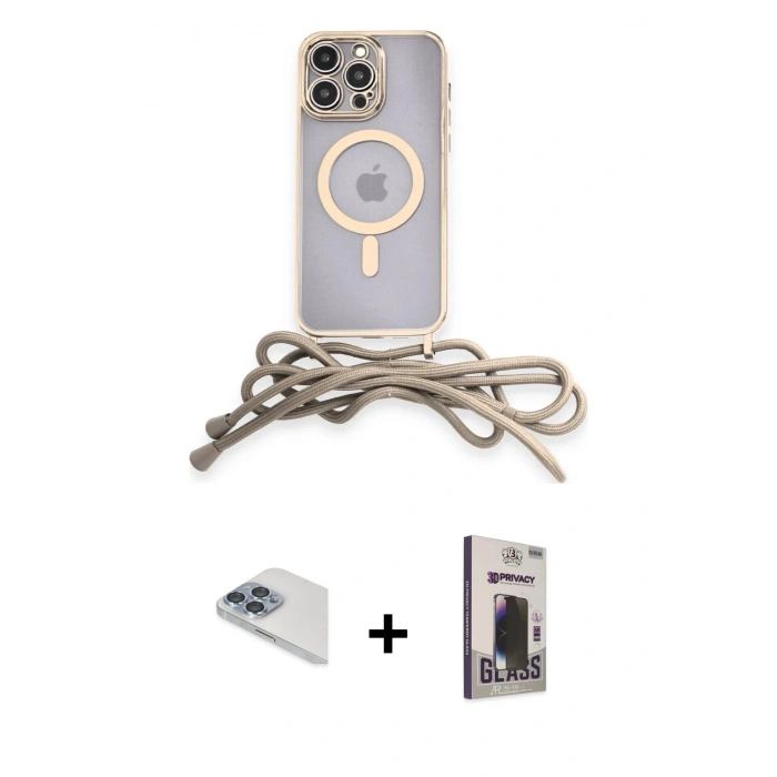 MARSİLYAN™- iPhone 13 Pro Max Kılıf Eksen Özel Seri - Siyah Bilvis Hayalet Cam Ekran Koruyucu + Sierra Blue Pers Alüminyum Kamera Lens