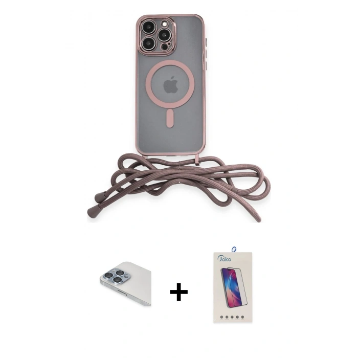 MARSİLYAN™- iPhone 13 Pro Max Kılıf Eksen Özel Seri - Siyah Joko 5D Cam + Pers Alüminyum Kamera Lens - SABE
