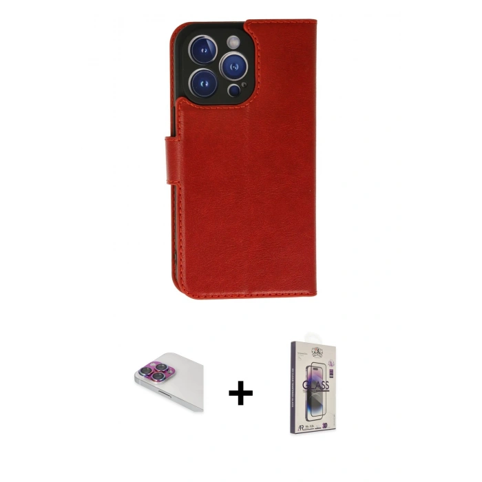 MARSİLYAN™- iPhone 13 Pro Max Kılıf Siluet Işık Serisi - Siyah Bilvis 3D Cam Ekran Koruyucu + Pers Alüminyum Kamera Lens - GI
