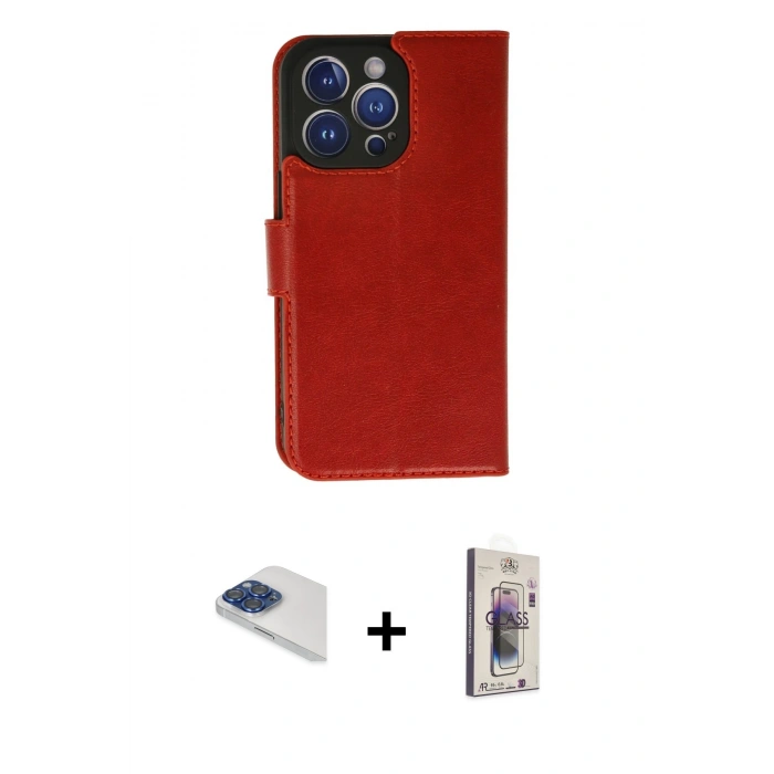 MARSİLYAN™- iPhone 13 Pro Max Kılıf Siluet Işık Serisi - Siyah Bilvis 3D Cam Ekran Koruyucu + Lacivert Pers Alüminyum Kamera Lens