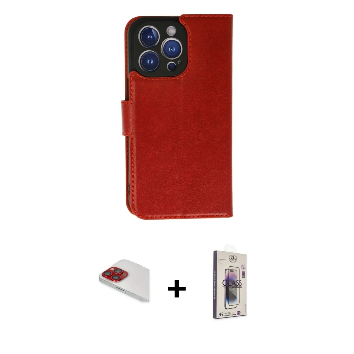 MARSİLYAN™- iPhone 13 Pro Max Kılıf Siluet Işık Serisi - Siyah Bilvis 3D Cam Ekran Koruyucu + Pers Alüminyum Kamera Lens - KI