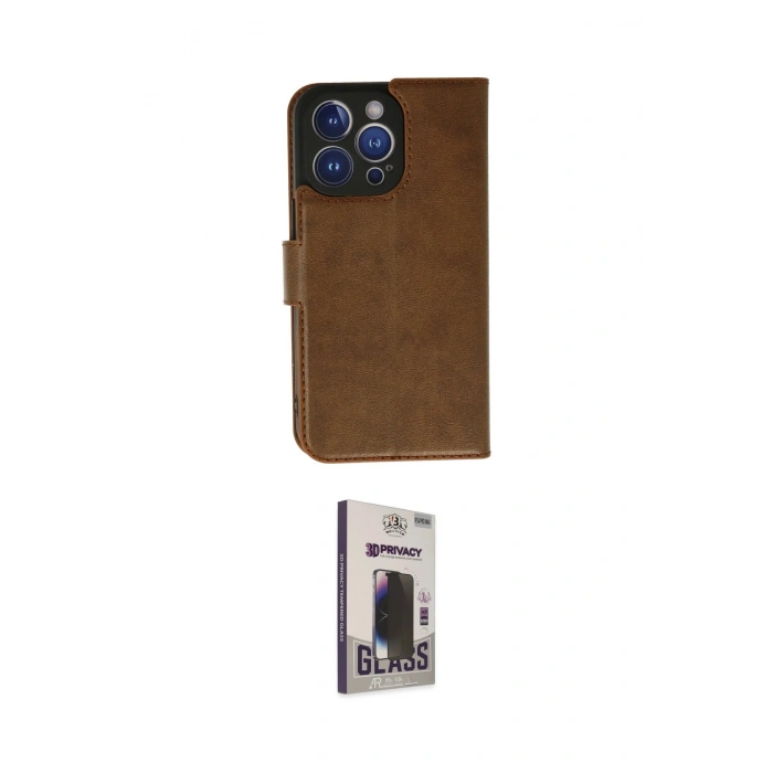 MARSİLYAN™- iPhone 13 Pro Max Kılıf Siluet Işık Serisi - Siyah Bilvis Hayalet Cam Ekran Koruyucu