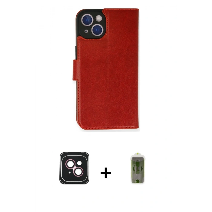 MARSİLYAN™- iPhone 14 Kılıf Siluet Işık Serisi - Siyah Joko Magic 5D Hayalet Cam + PVD Metal Kamera Lens - PE