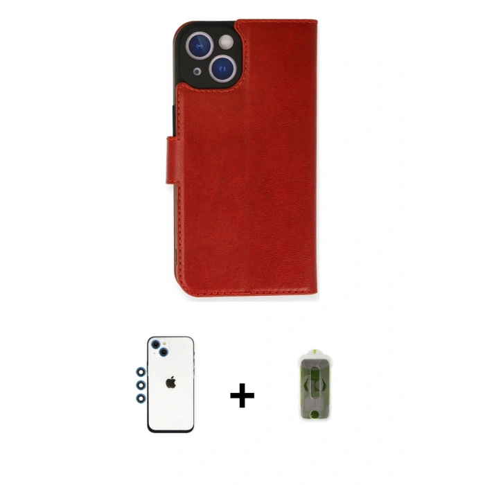 MARSİLYAN™- iPhone 14 Kılıf Siluet Işık Serisi - Siyah Joko Magic 5D Hayalet Cam + Shine Kamera Lens - MI