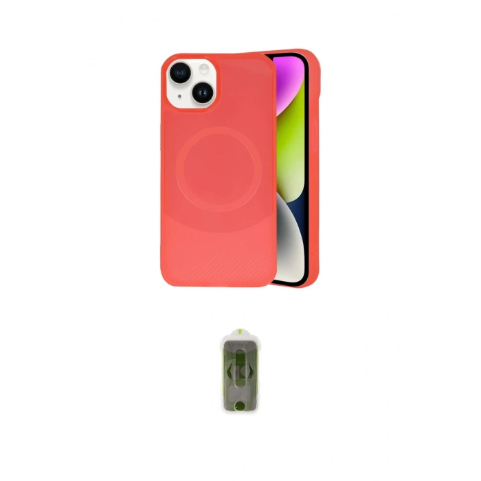 MARSİLYAN™- iPhone 14 Kılıf Ufuk Serisi - Siyah Joko Magic 5D Hayalet Cam