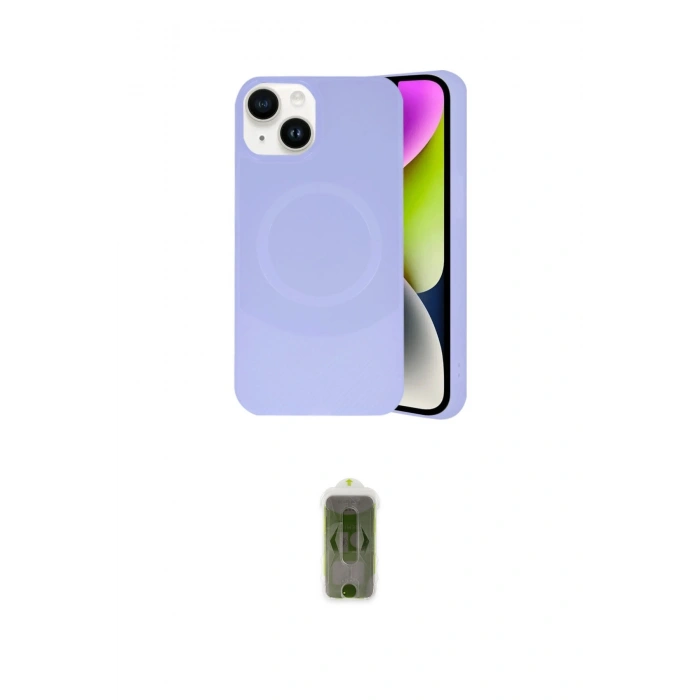 MARSİLYAN™- iPhone 14 Kılıf Ufuk Serisi - Siyah Joko Magic 5D Hayalet Cam