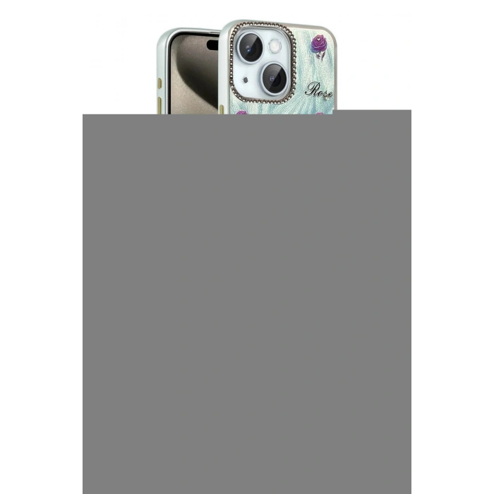 MARSİLYAN™- iPhone 14 Kılıf Zirve Modern Prime - Siyah 3D Antistatik Hayalet Cam Ekran Koruyucu + Shine Kamera Lens - GS