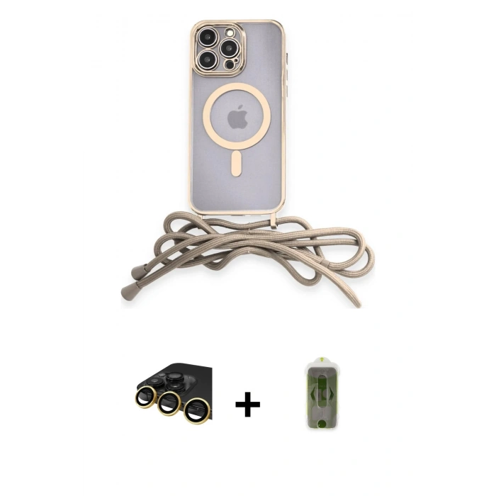 MARSİLYAN™- iPhone 14 Pro Kılıf Eksen Özel Seri - Siyah Joko Magic 5D Hayalet Cam + Raze Metal Kamera Lens - GD