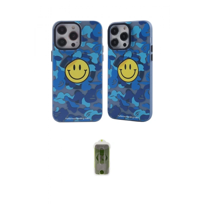 MARSİLYAN™- iPhone 14 Pro Kılıf Nova Doku Koleksiyonu - Siyah Joko Magic 5D Hayalet Cam