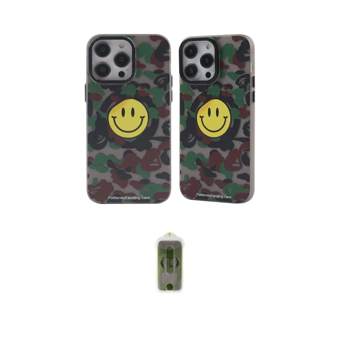 MARSİLYAN™- iPhone 14 Pro Kılıf Nova Doku Koleksiyonu - Siyah Joko Magic 5D Hayalet Cam