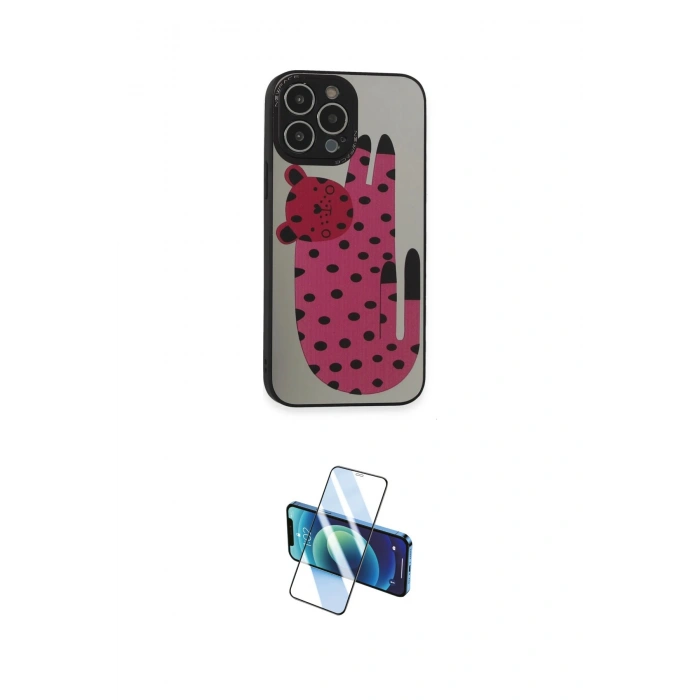 MARSİLYAN™- iPhone 14 Pro Kılıf Odak Klasik Serisi - Siyah 3D Antistatik Cam Ekran Koruyucu