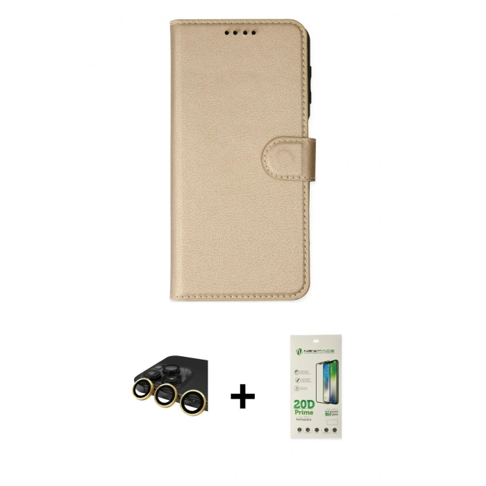 MARSİLYAN™- iPhone 14 Pro Kılıf Siluet Işık Serisi - Siyah 20D Premium Cam Ekran Koruyucu + Raze Metal Kamera Lens - GD