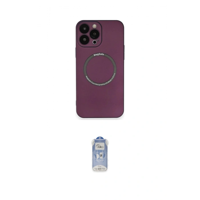MARSİLYAN™- iPhone 14 Pro Kılıf Zirve Klasik Prime - Siyah Joko Magic 5D Cam