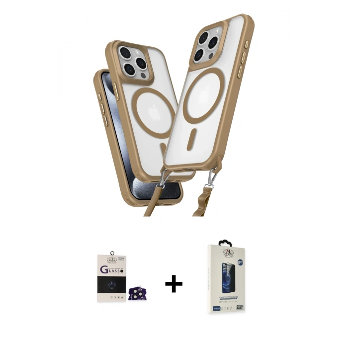 MARSİLYAN™- iPhone 14 Pro Max Kılıf Atlas Doku Koleksiyonu - Siyah Bilvis Hayalet Cam Ekran Koruyucu + Bilvis Titan Kamera Lens - DNMR