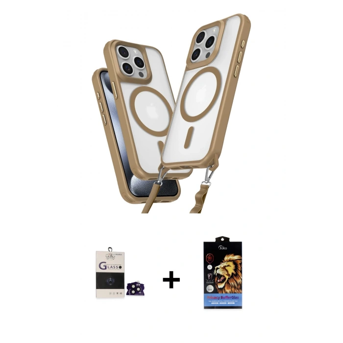 MARSİLYAN™- iPhone 14 Pro Max Kılıf Atlas Doku Koleksiyonu - Siyah Buffer Hayalet Cam Ekran Koruyucu + Bilvis Titan Kamera Lens - SH