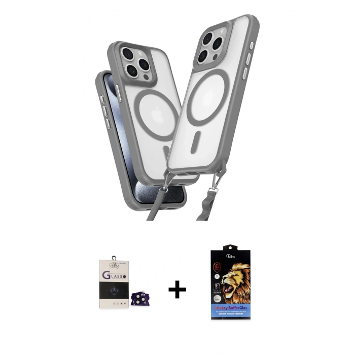 MARSİLYAN™- iPhone 14 Pro Max Kılıf Atlas Doku Koleksiyonu - Siyah Buffer Hayalet Cam Ekran Koruyucu + Bilvis Titan Kamera Lens - SH