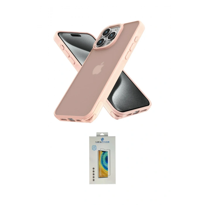 MARSİLYAN™- iPhone 14 Pro Max Kılıf Atlas Form - Siyah Polymer Nano Ekran Koruyucu