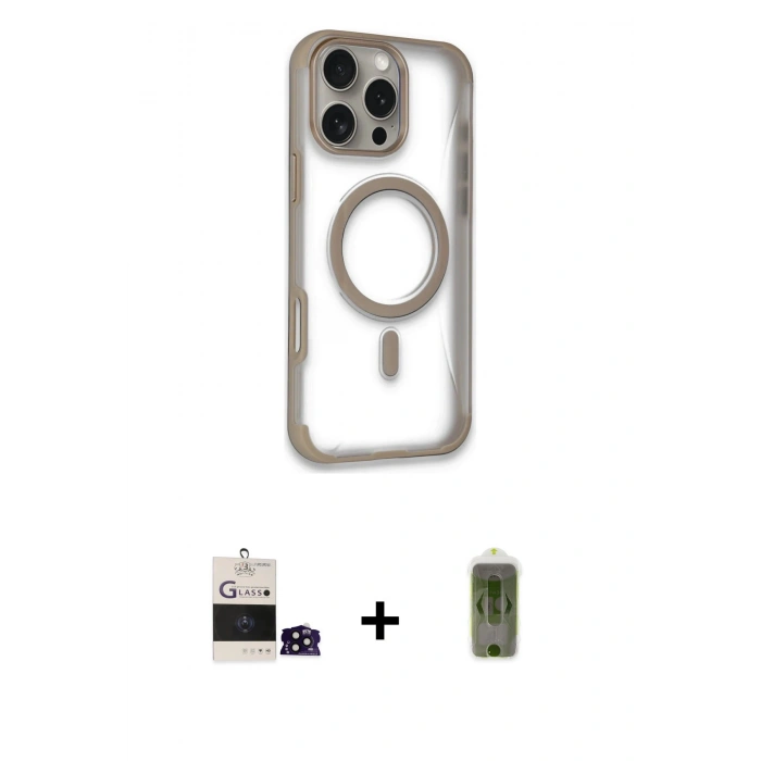 MARSİLYAN™- iPhone 14 Pro Max Kılıf Eksen Klasik Koleksiyonu - Siyah Joko Magic 5D Hayalet Cam + Bilvis Titan Kamera Lens - SH