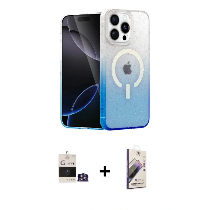 MARSİLYAN™- iPhone 14 Pro Max Kılıf Eksen Minimal Özel Seri - Siyah Bilvis 3D Mat Cam Ekran Koruyucu + Gümüş Bilvis Titan Kamera Lens