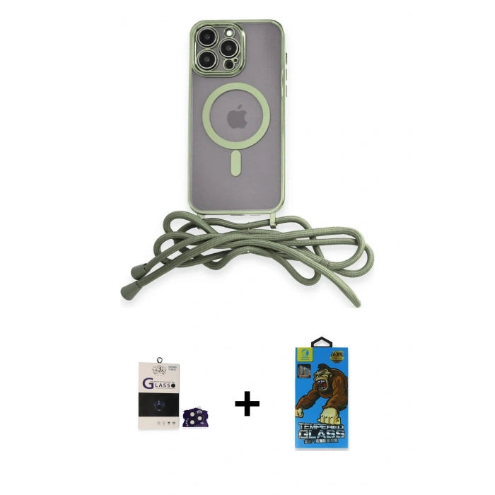 MARSİLYAN™- iPhone 14 Pro Max Kılıf Eksen Özel Seri - Siyah 18D Cam Ekran Koruyucu + Bilvis Titan Kamera Lens - DNMR